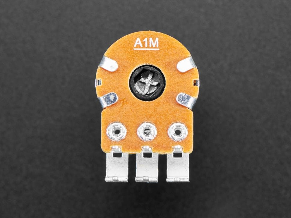 Alpha Dual-Gang 16mm Right-angle PC Mount - 1M Audio (RV16A01F-41-15R1-A1M-30H4) - The Pi Hut