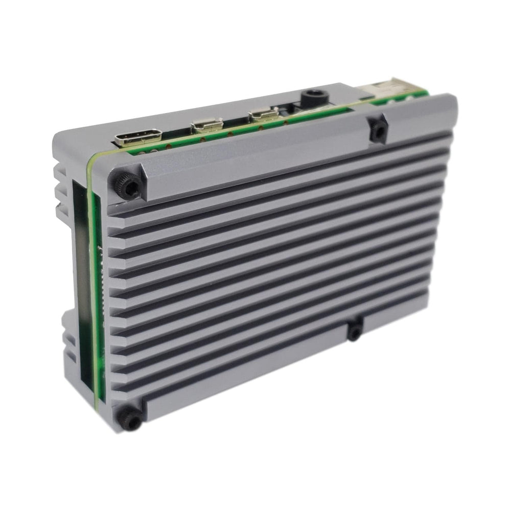 Aluminium Armour - Heatsink Case for Raspberry Pi 4 - The Pi Hut