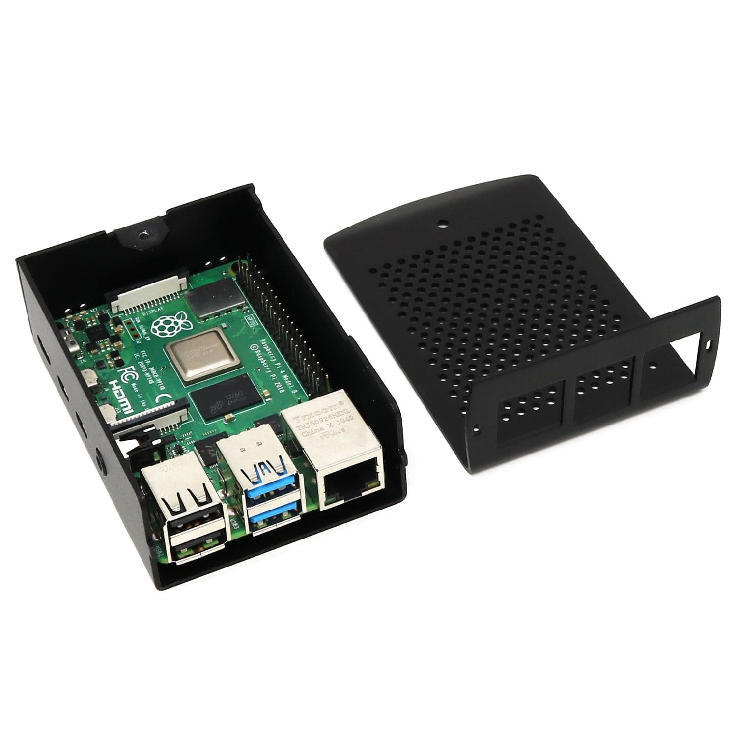 Aluminium VESA Raspberry Pi 4 Case by The Pi Hut - The Pi Hut