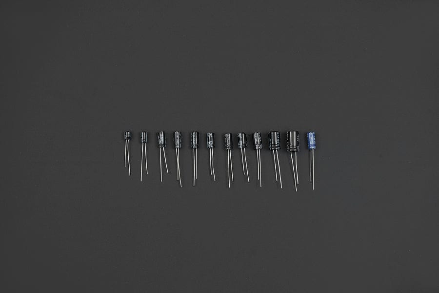 Aluminium Electrolytic Capacitor Pack - 120 Pieces by DFRobot - The Pi Hut