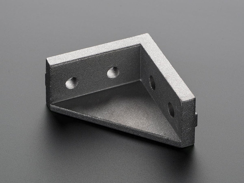 Aluminum Extrusion Double Corner Brace Support (for 20x20) by The Pi Hut - The Pi Hut