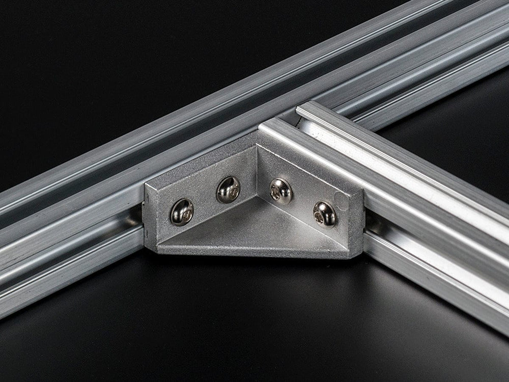 Aluminum Extrusion Double Corner Brace Support (for 20x20) by The Pi Hut - The Pi Hut