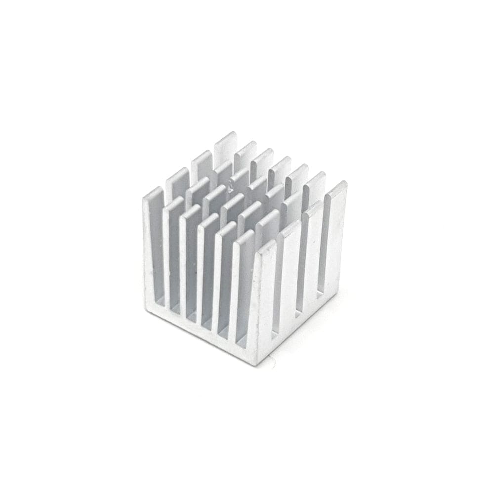 Aluminum Heat Sink for Raspberry Pi 3 or 4 - 15 x 15 x 15mm by The Pi Hut - The Pi Hut