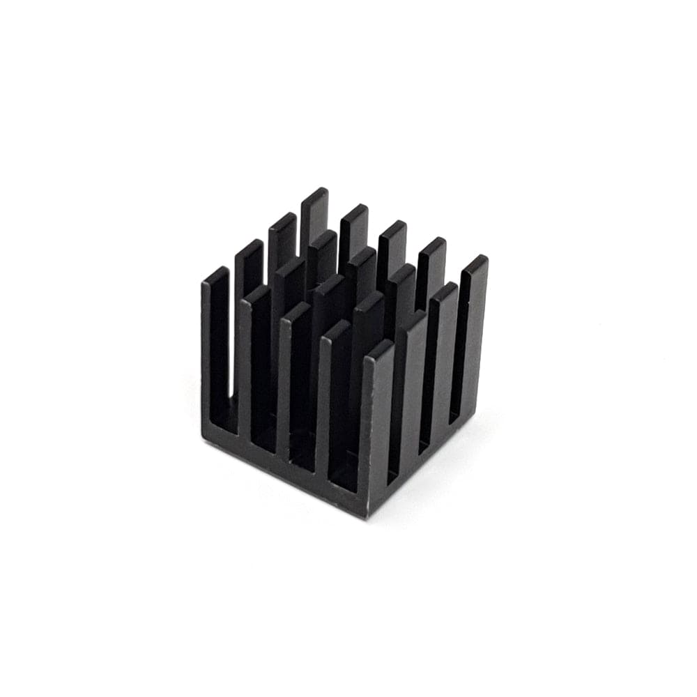 Aluminum Heat Sink for Raspberry Pi 3 or 4 - 15 x 15 x 15mm by The Pi Hut - The Pi Hut