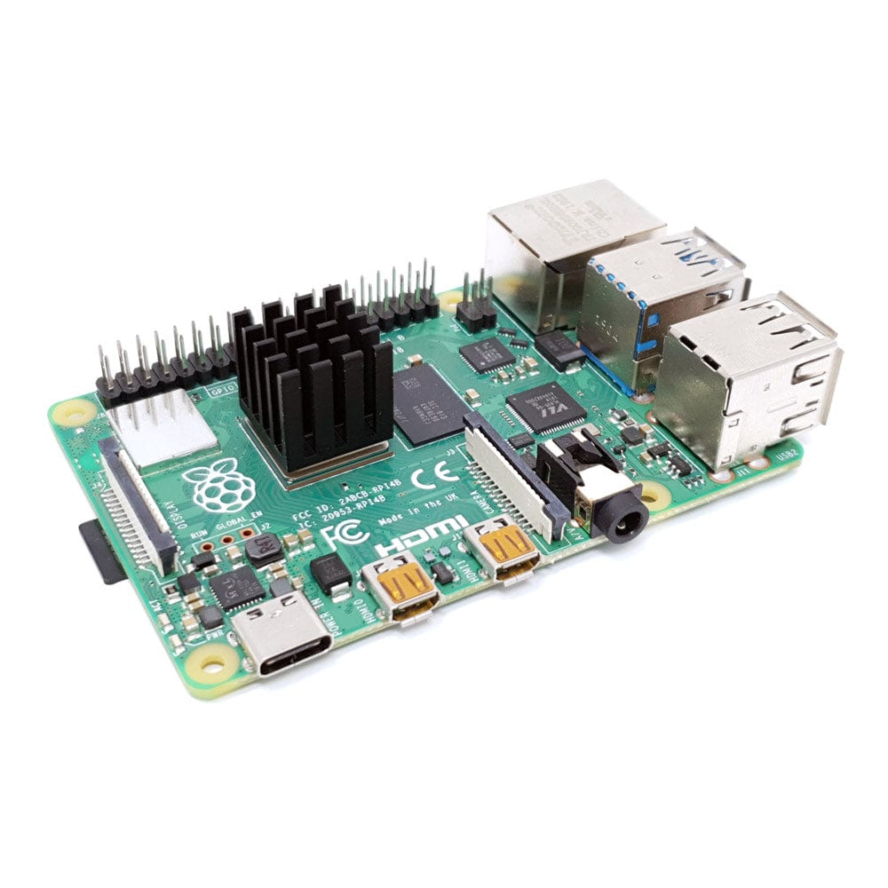 Aluminum Heat Sink for Raspberry Pi 3 or 4 - 15 x 15 x 15mm by The Pi Hut - The Pi Hut
