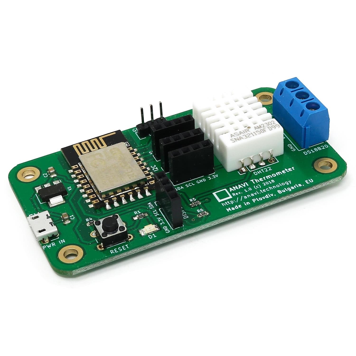 Anavi Thermometer by Anavi Technology - The Pi Hut