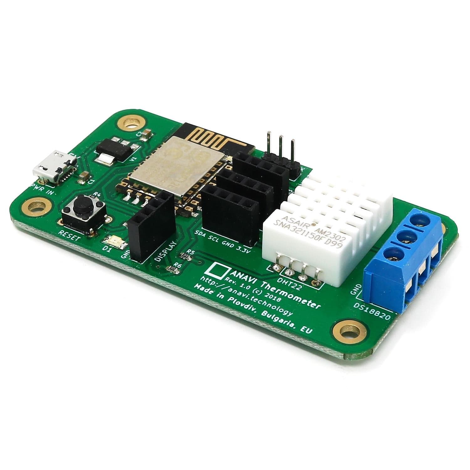 Anavi Thermometer by Anavi Technology - The Pi Hut