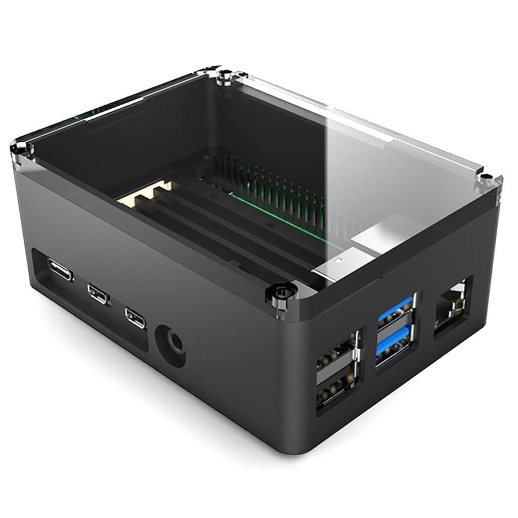 Anidees PRO Raspberry Pi 4 Case - Black by Anidees - The Pi Hut