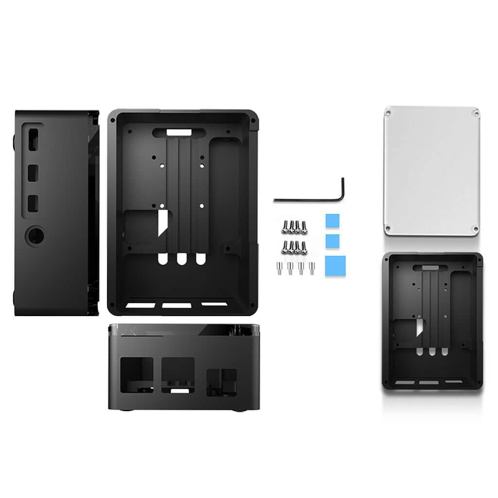 Anidees PRO Raspberry Pi 4 Case - Black by Anidees - The Pi Hut