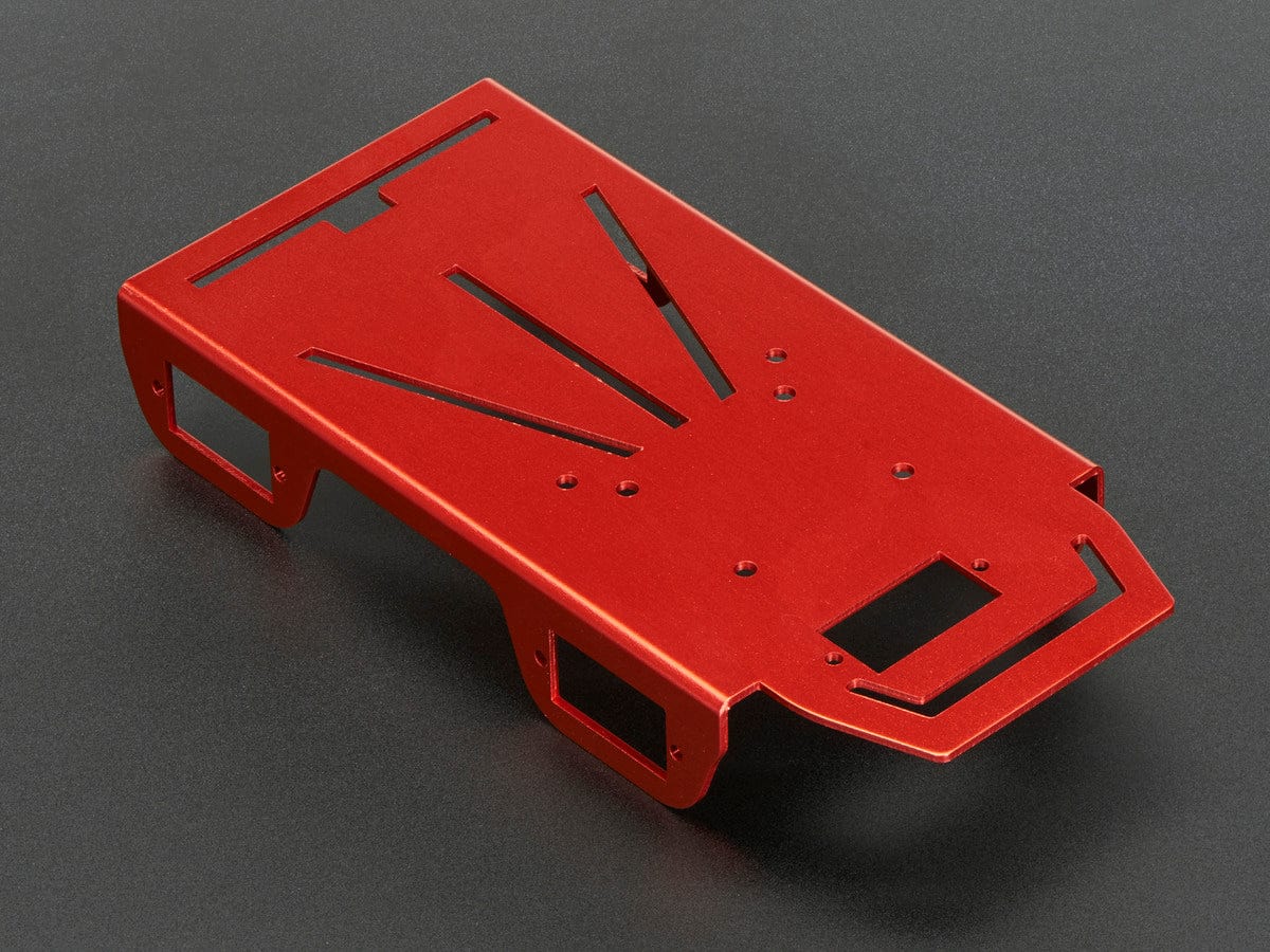 Anodized Aluminum Metal Chasis for a Mini Robot Rover by The Pi Hut - The Pi Hut