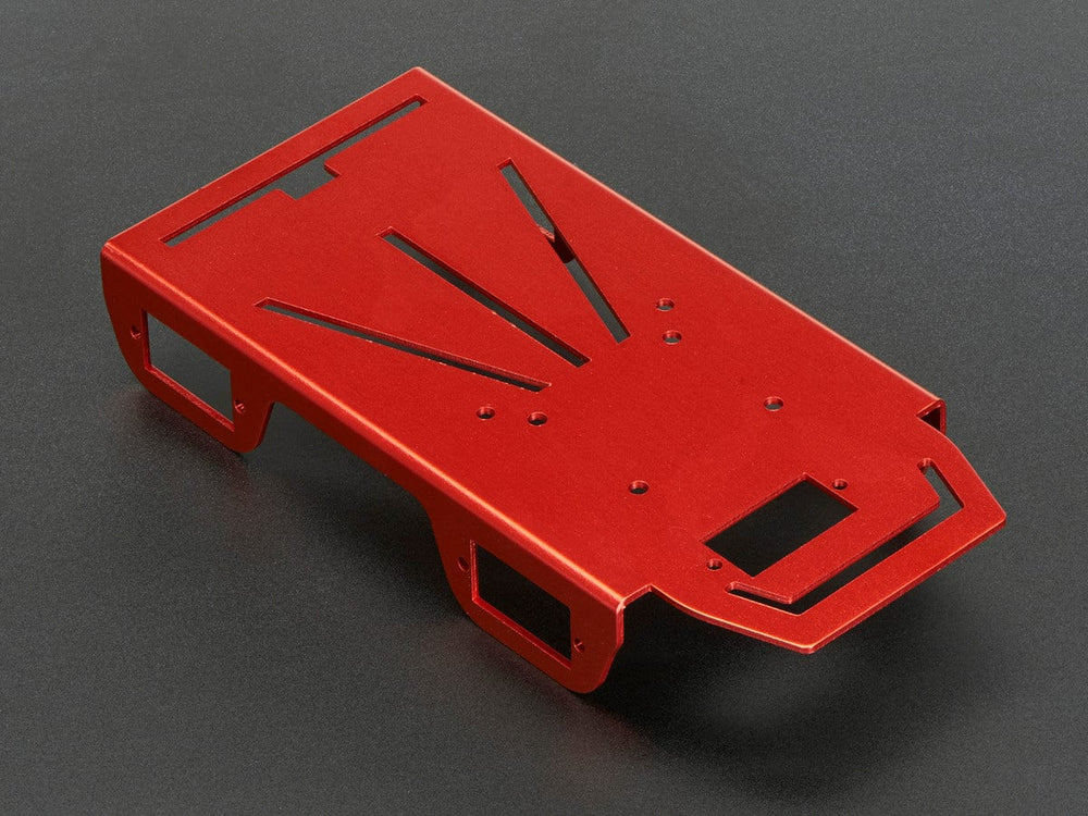Anodized Aluminum Metal Chasis for a Mini Robot Rover by The Pi Hut - The Pi Hut