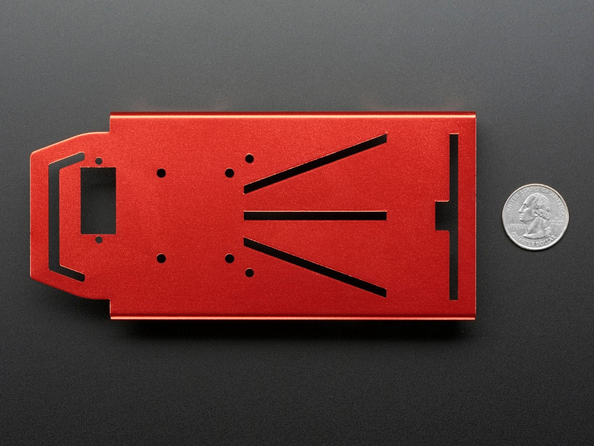 Anodized Aluminum Metal Chasis for a Mini Robot Rover by The Pi Hut - The Pi Hut