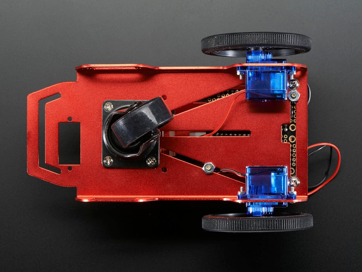 Anodized Aluminum Metal Chasis for a Mini Robot Rover by The Pi Hut - The Pi Hut