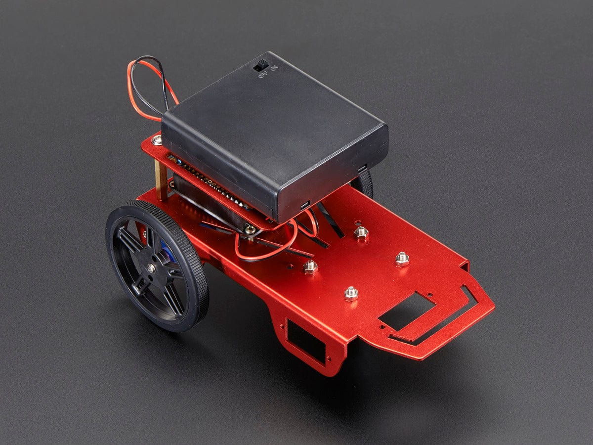 Anodized Aluminum Metal Chasis for a Mini Robot Rover by The Pi Hut - The Pi Hut