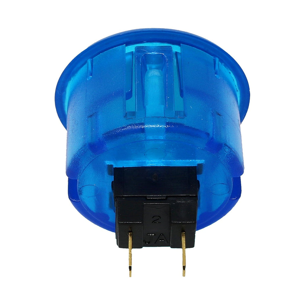 Arcade Button - 30mm Translucent Blue by The Pi Hut - The Pi Hut