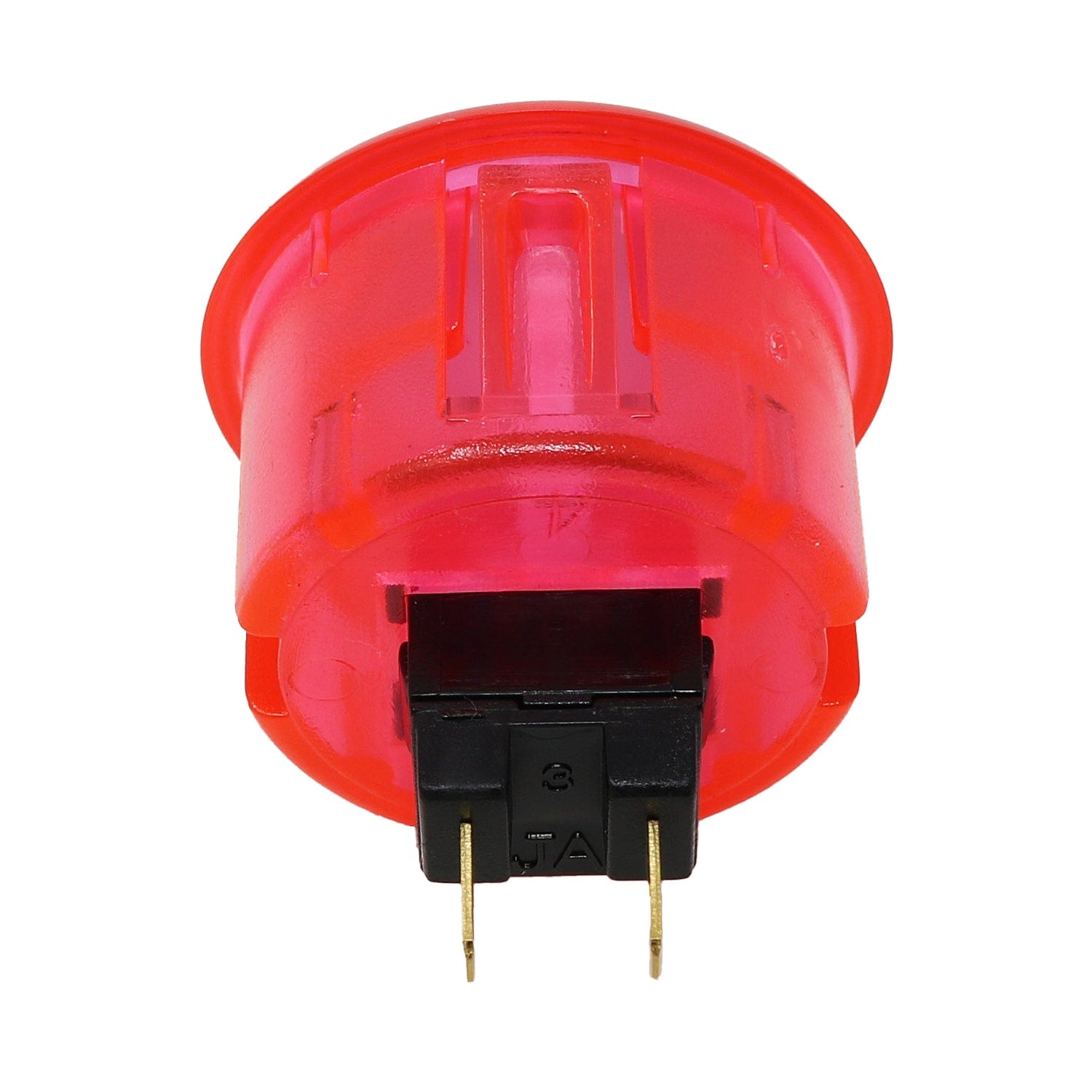 Arcade Button - 30mm Translucent Pink by The Pi Hut - The Pi Hut