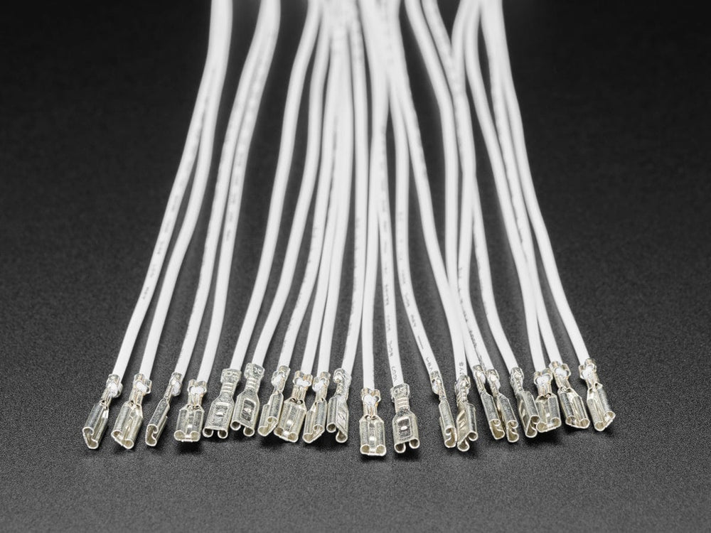 Arcade Button Quick-Connect Wire Pairs - 2.8mm/0.11" (10 pack) by The Pi Hut - The Pi Hut