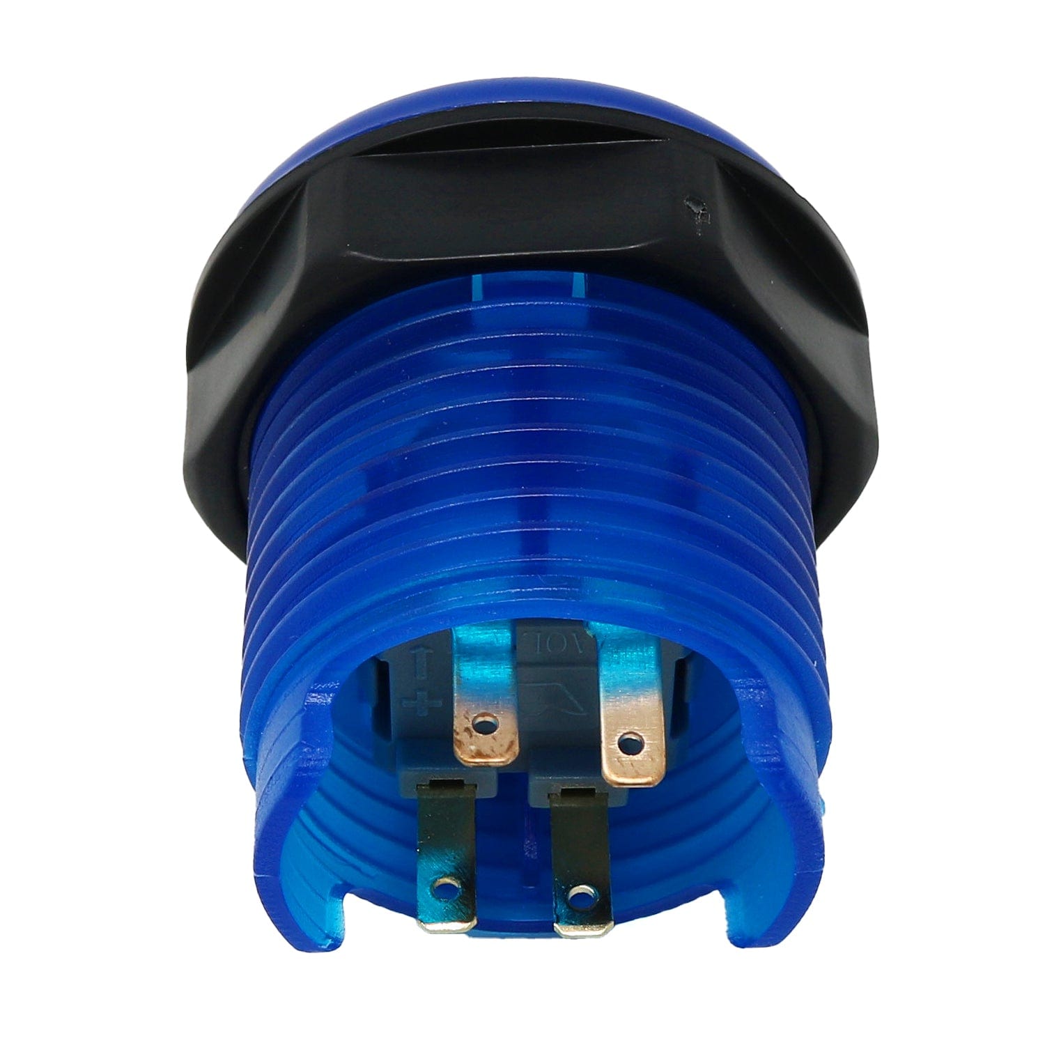 Arcade Button with LED - 30mm Translucent Blue by The Pi Hut - The Pi Hut