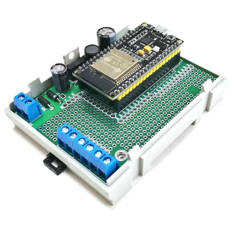 ArduiBox ESP - ESP32 Prototyping DIN Rail Case (inc. ESP32 Board) by Zihatec - The Pi Hut