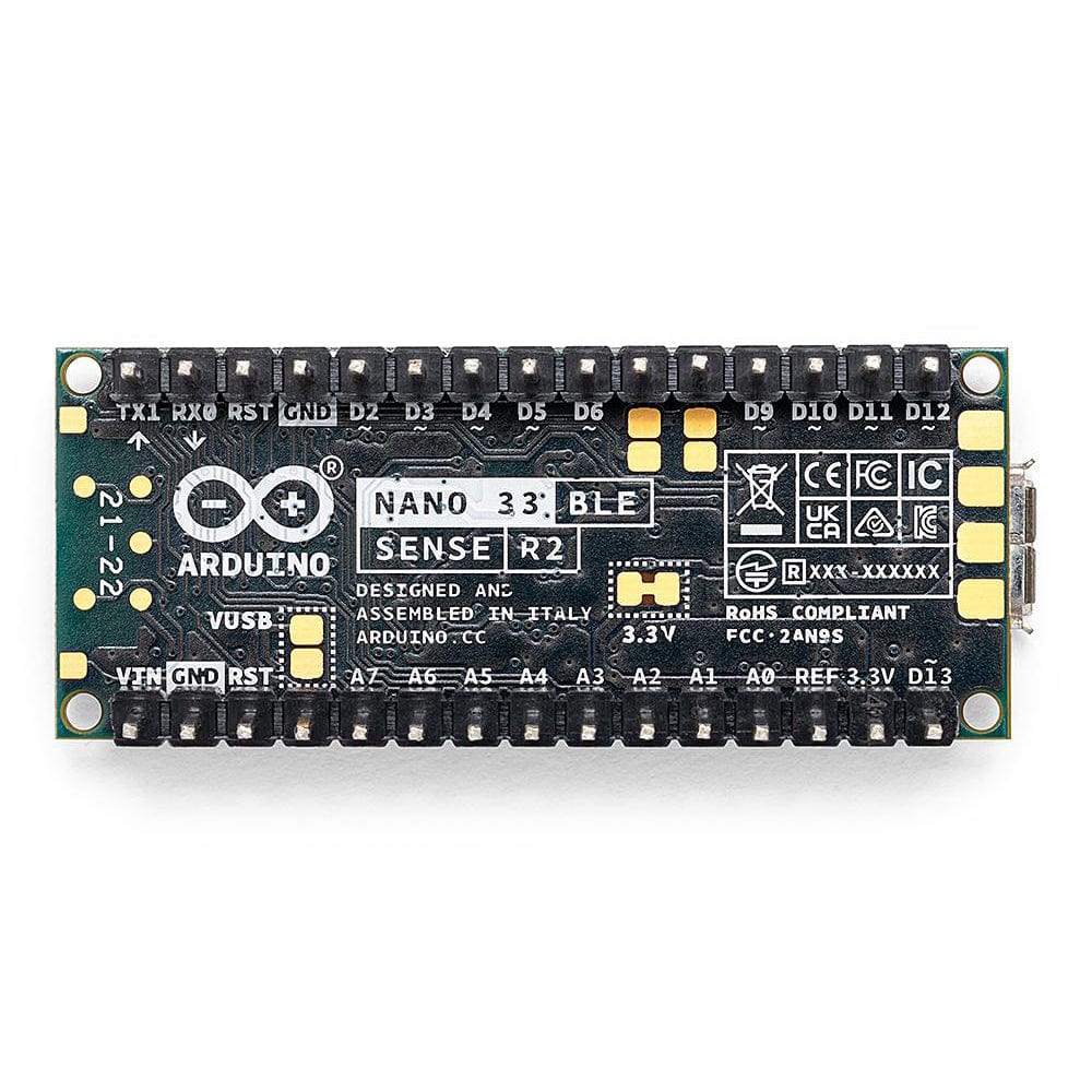 Arduino Nano 33 BLE Sense REV2 (with headers) by Arduino - The Pi Hut