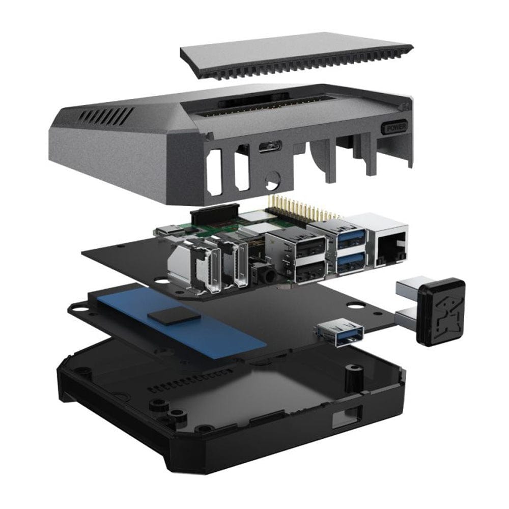 Argon ONE M.2 Raspberry Pi 4 Case by Argon40 - The Pi Hut