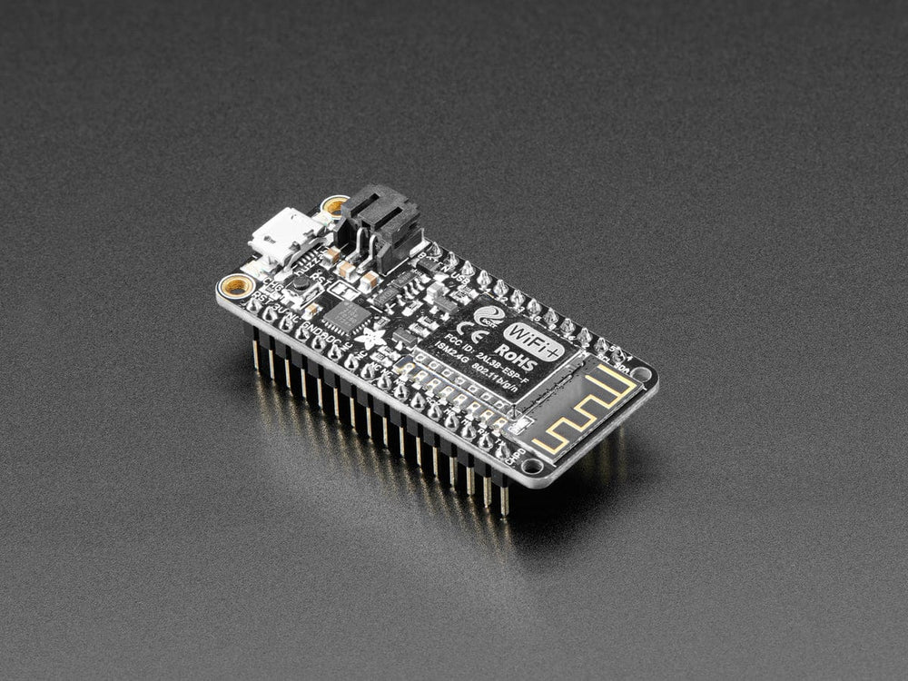 Assembled Adafruit Feather HUZZAH with ESP8266 With Headers by Adafruit - The Pi Hut