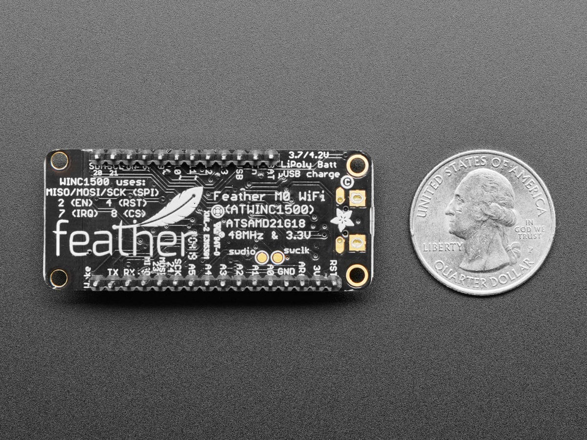 Assembled Adafruit Feather M0 WiFi - ATSAMD21 + ATWINC1500 by Adafruit - The Pi Hut