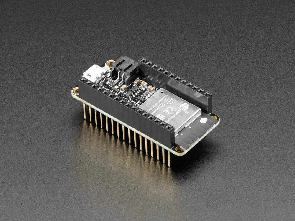 Assembled Adafruit HUZZAH32 – ESP32 Feather Board (with Stacking Headers) by Adafruit - The Pi Hut