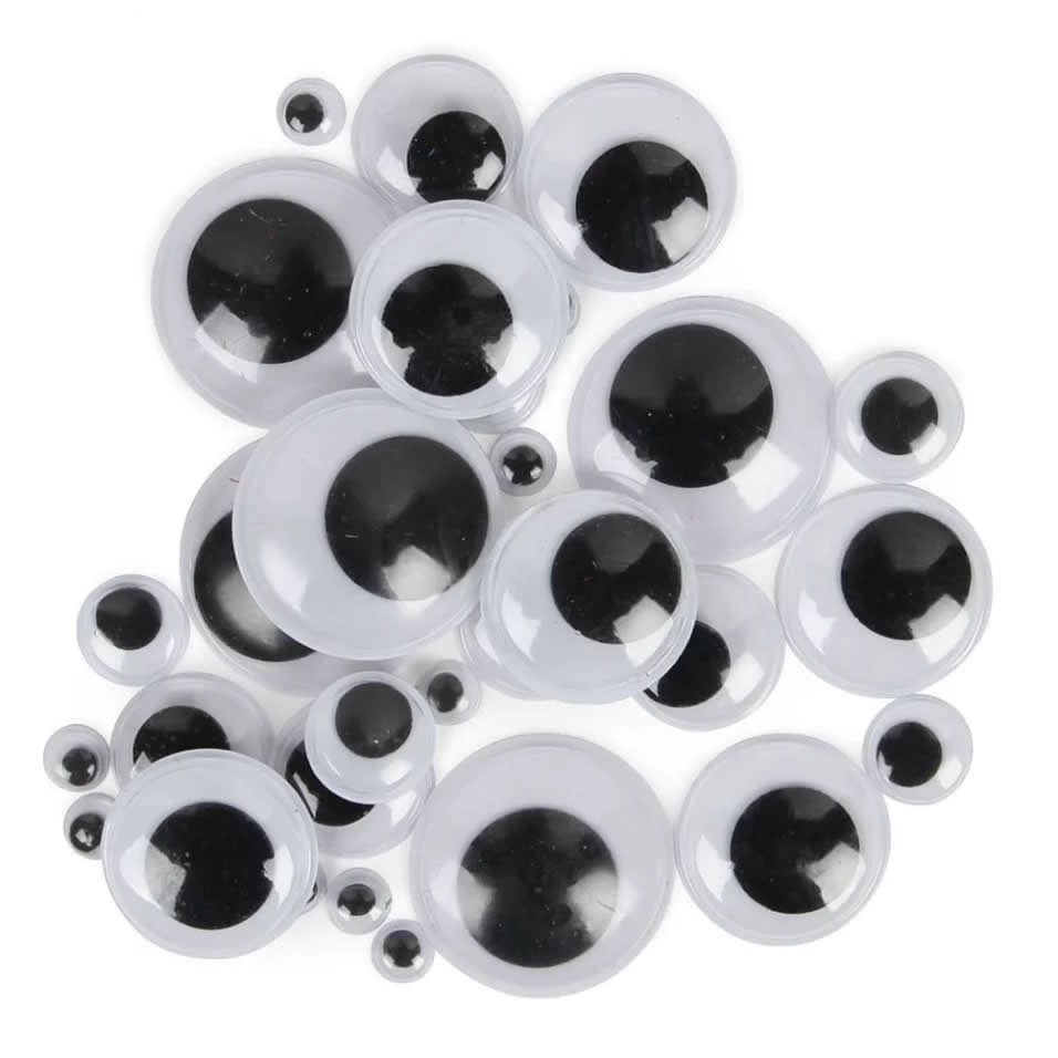 Assorted Googly Eyes! 100pcs (Self Adhesive) by The Pi Hut - The Pi Hut
