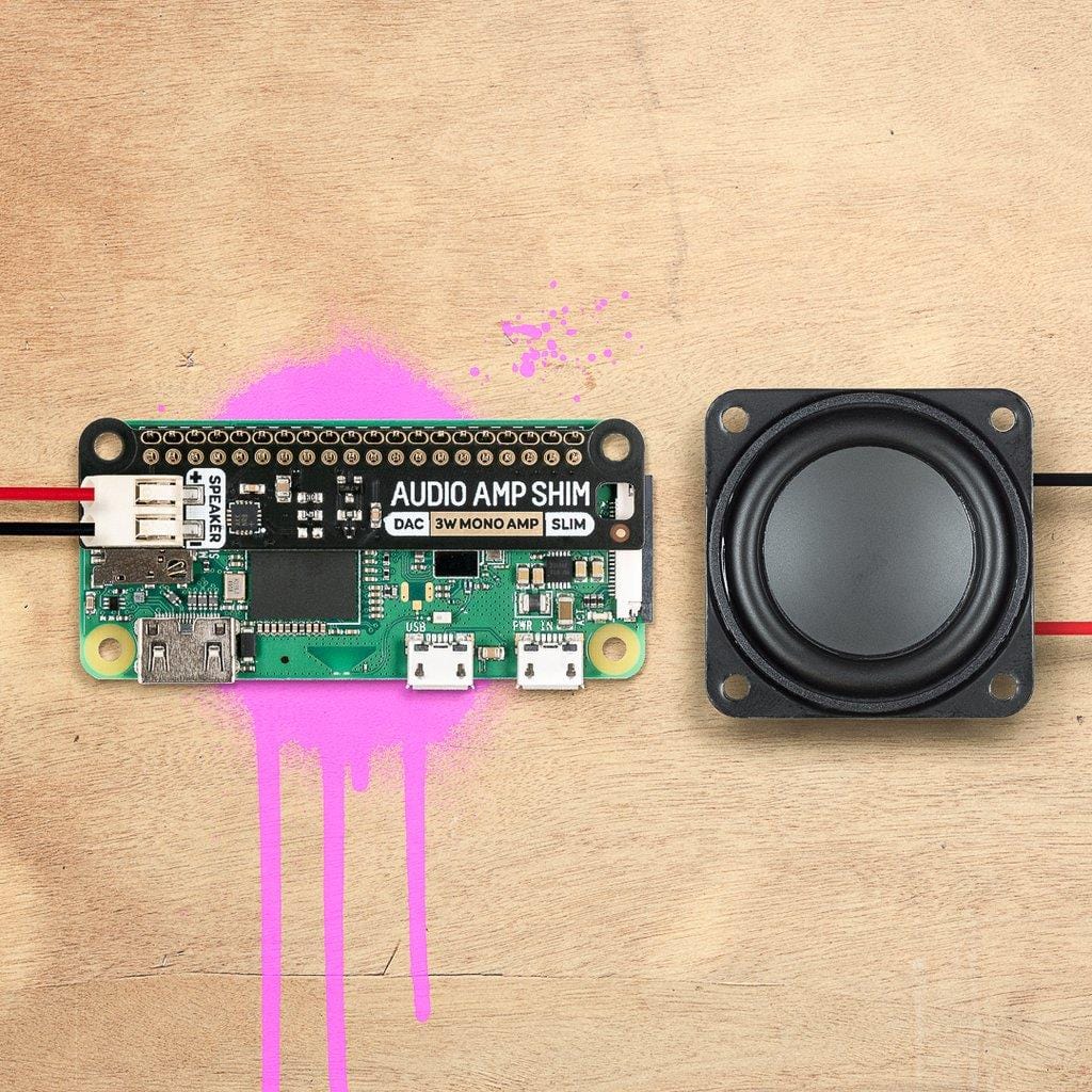 Audio Amp SHIM (3W Mono Amp) by Pimoroni - The Pi Hut