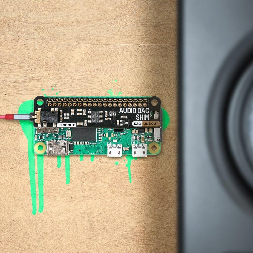 Audio DAC SHIM (Line-Out) by Pimoroni - The Pi Hut