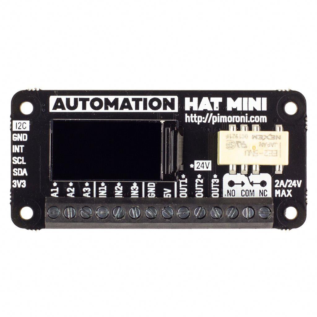 Automation HAT Mini by Pimoroni - The Pi Hut