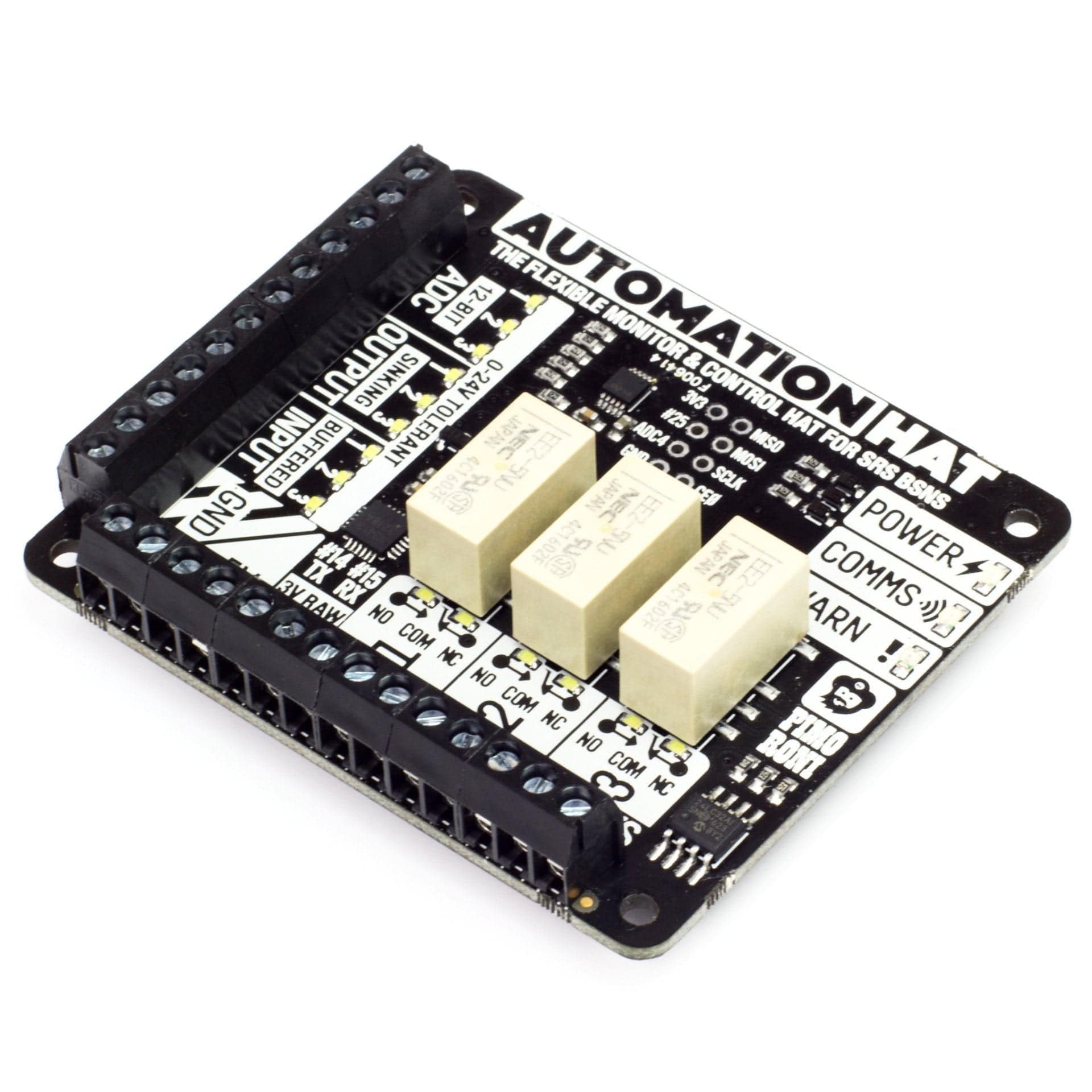 Automation HAT by Pimoroni - The Pi Hut