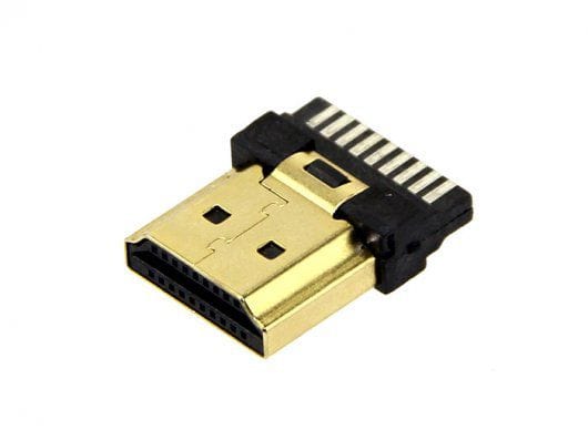 Bare HDMI Male Connector by ModMyPi - The Pi Hut