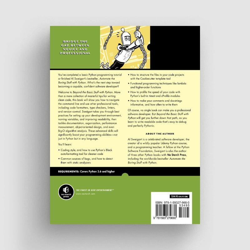 Beyond the Basic Stuff with Python by No Starch Press - The Pi Hut