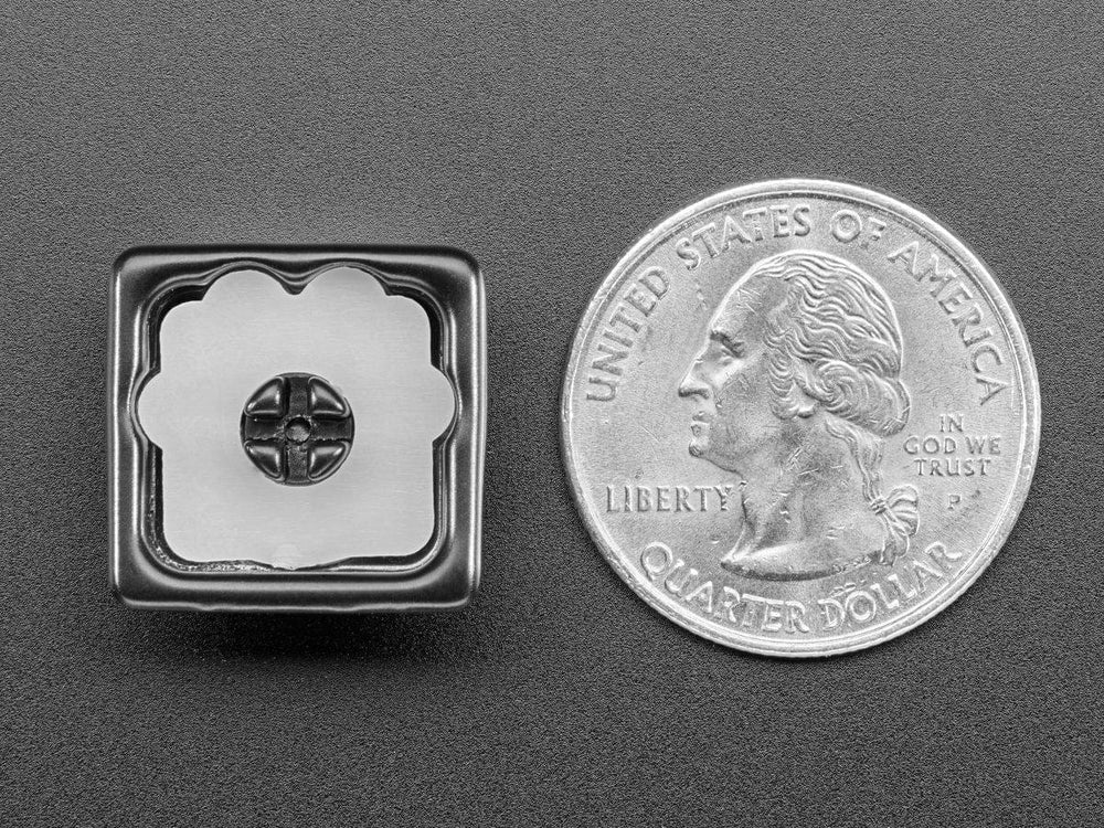 Black Aluminum Kitty Paw Keycap with Pink Silicone Toes by The Pi Hut - The Pi Hut