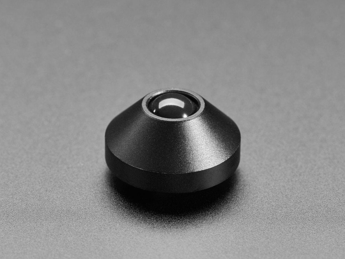 Black Anodized Aluminum Bumper Feet - Pack of 2 by The Pi Hut - The Pi Hut