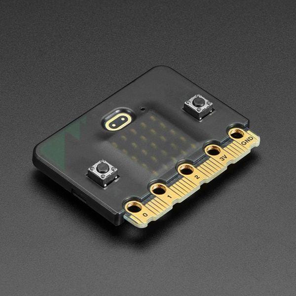 Black Frosted Case for micro:bit V2 by Elecfreaks - The Pi Hut