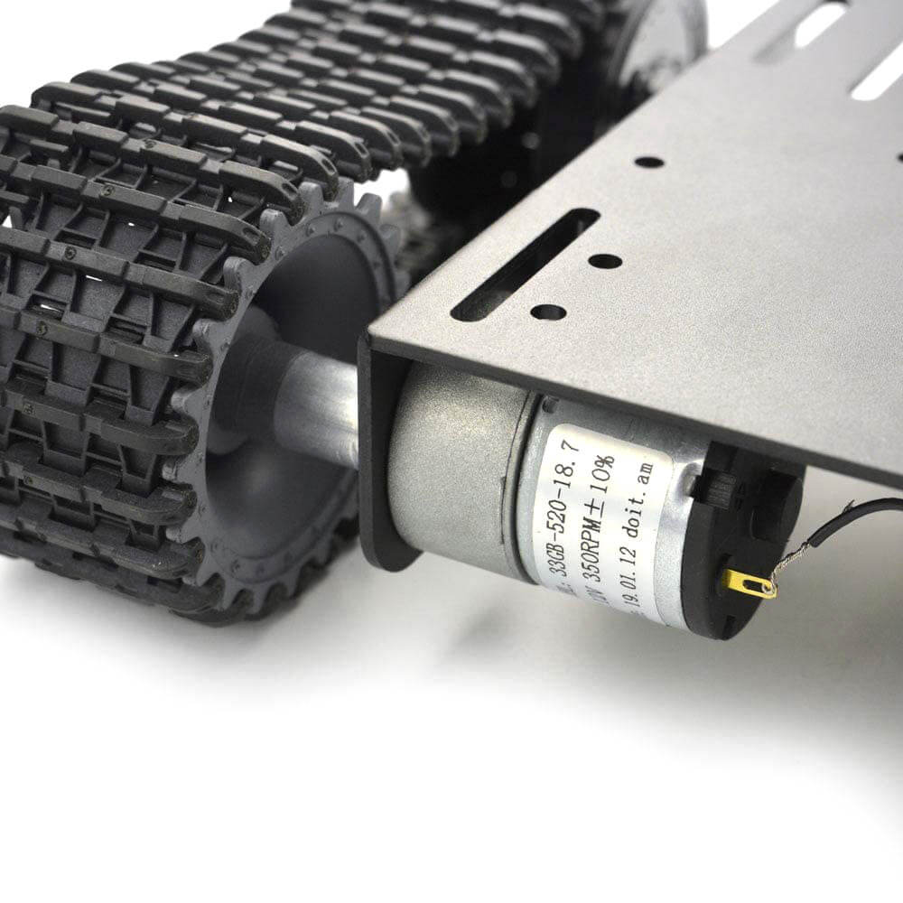 Black Gladiator - Tracked Robot Chassis by DFRobot - The Pi Hut