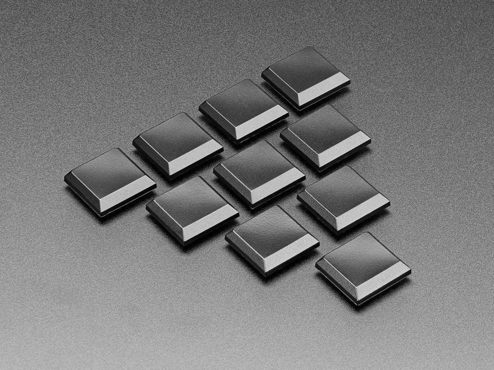Black Kailh CHOC Slim Key Caps x 10 pack by The Pi Hut - The Pi Hut