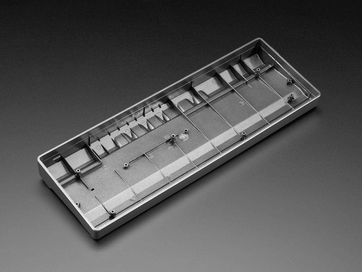 Black Metallic-Look Plastic GH60 / 60% Keyboard Shell by The Pi Hut - The Pi Hut