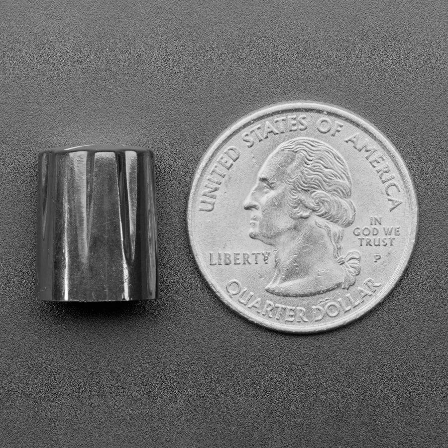 Black Micro Potentiometer Knob - 4 pack by The Pi Hut - The Pi Hut