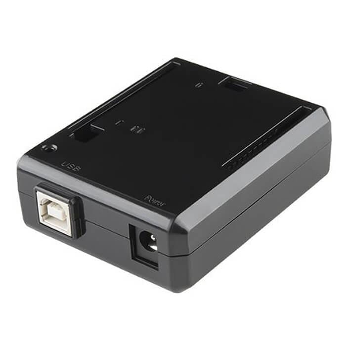 Black Protective case for Arduino Uno by The Pi Hut - The Pi Hut