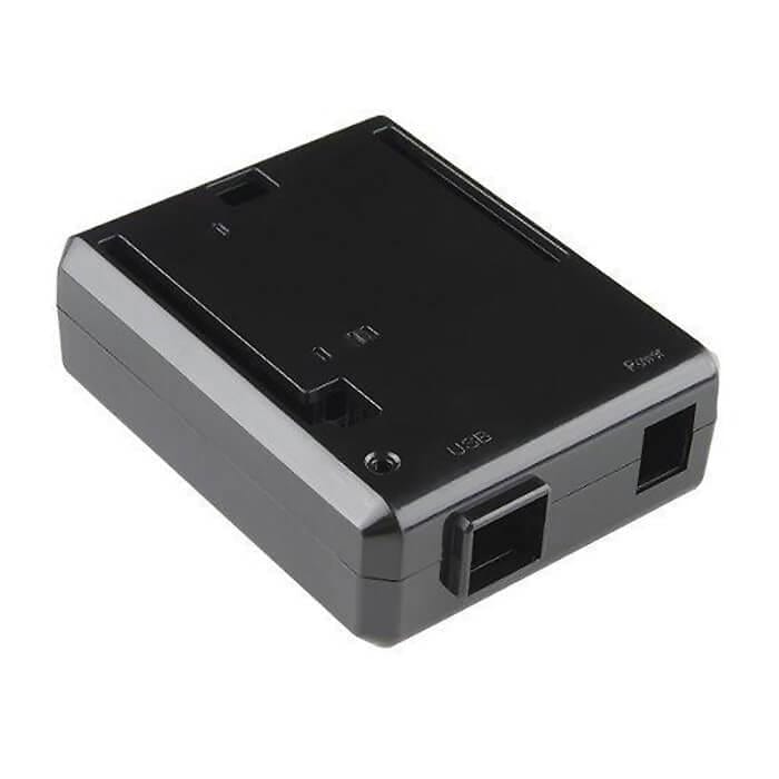 Black Protective case for Arduino Uno by The Pi Hut - The Pi Hut