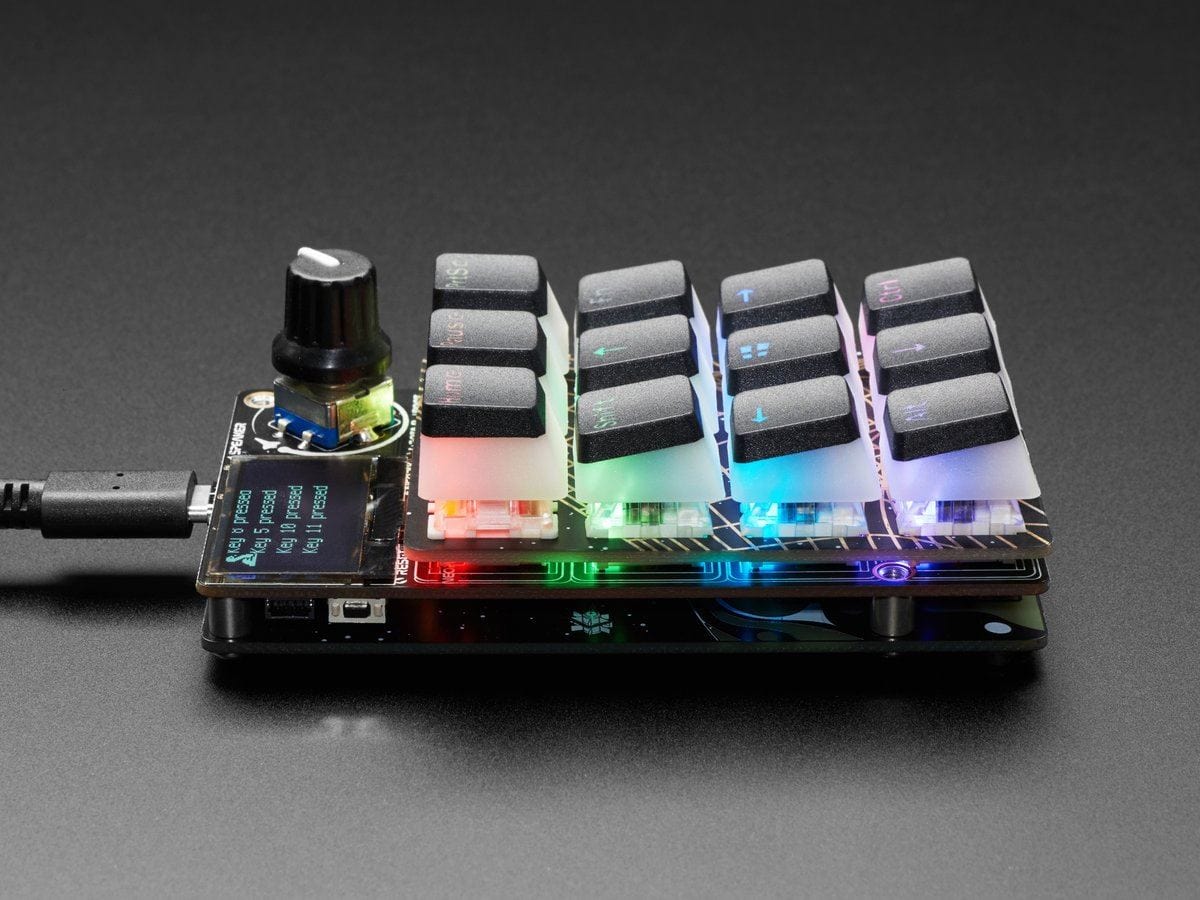 Black Pudding Keycaps - 24 Piece Keyboard Add-On Kit by The Pi Hut - The Pi Hut