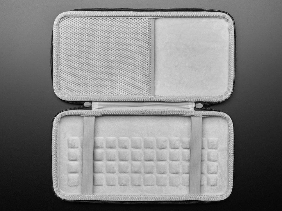 Black Zipper Sleeve Case with Handle for Raspberry Pi 500/400 by The Pi Hut - The Pi Hut