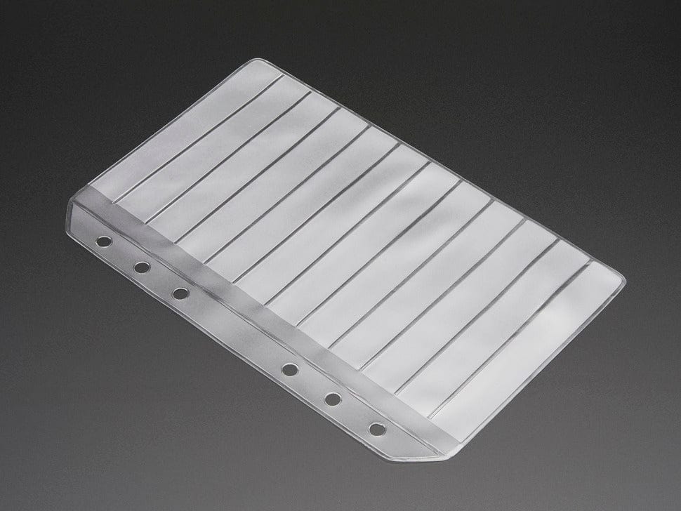 Blank SMT Storage Pages for 12 strips of 8mm Tape - 5 Pages by The Pi Hut - The Pi Hut