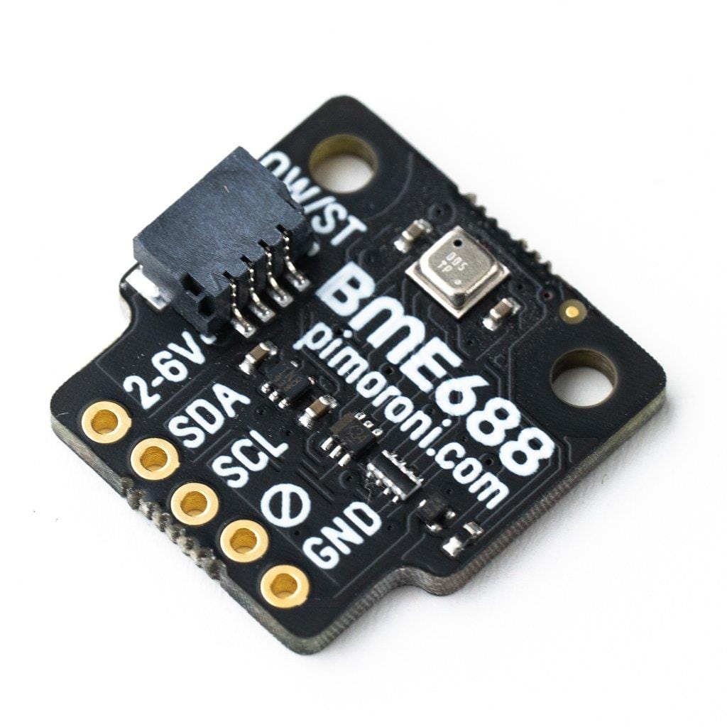BME688 4-in-1 Air Quality Breakout (Gas, Temperature, Pressure, Humidity) by Pimoroni - The Pi Hut