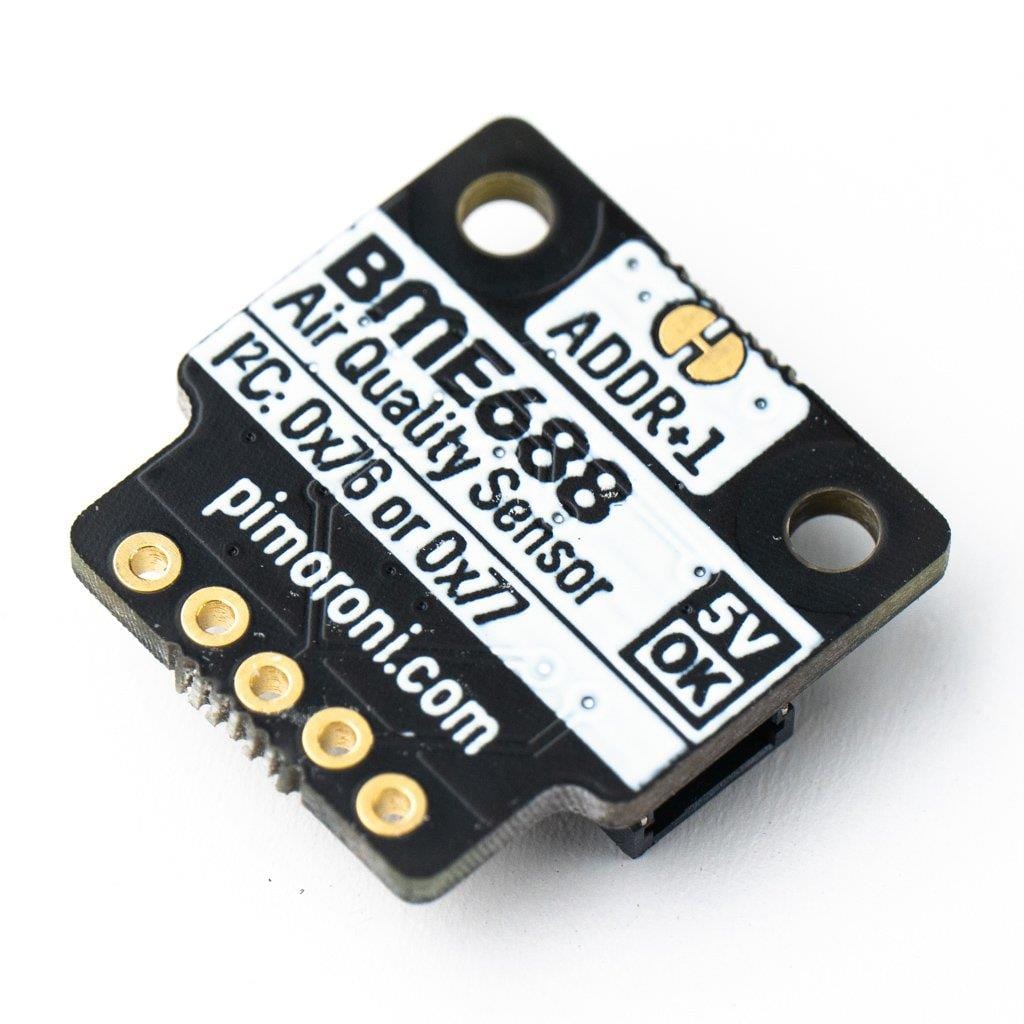 BME688 4-in-1 Air Quality Breakout (Gas, Temperature, Pressure, Humidity) by Pimoroni - The Pi Hut