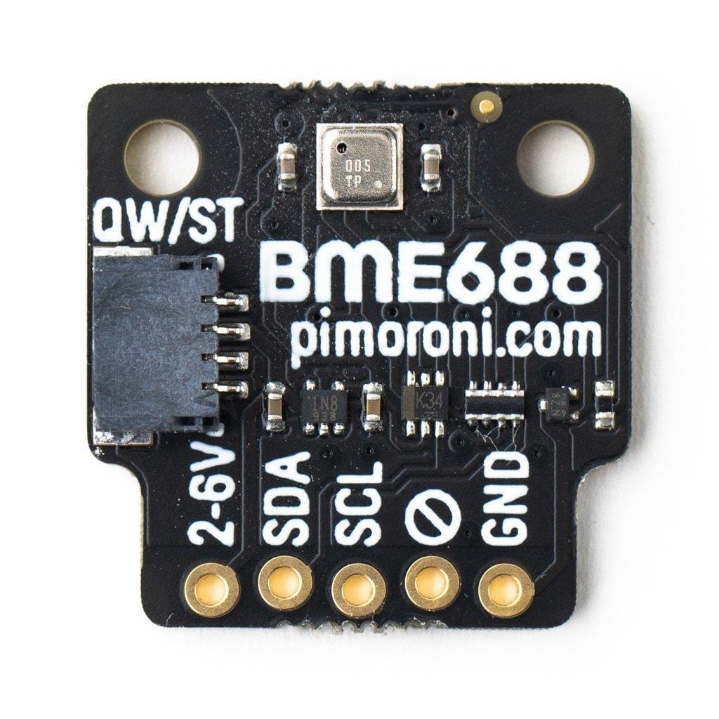 BME688 4-in-1 Air Quality Breakout (Gas, Temperature, Pressure, Humidity) by Pimoroni - The Pi Hut